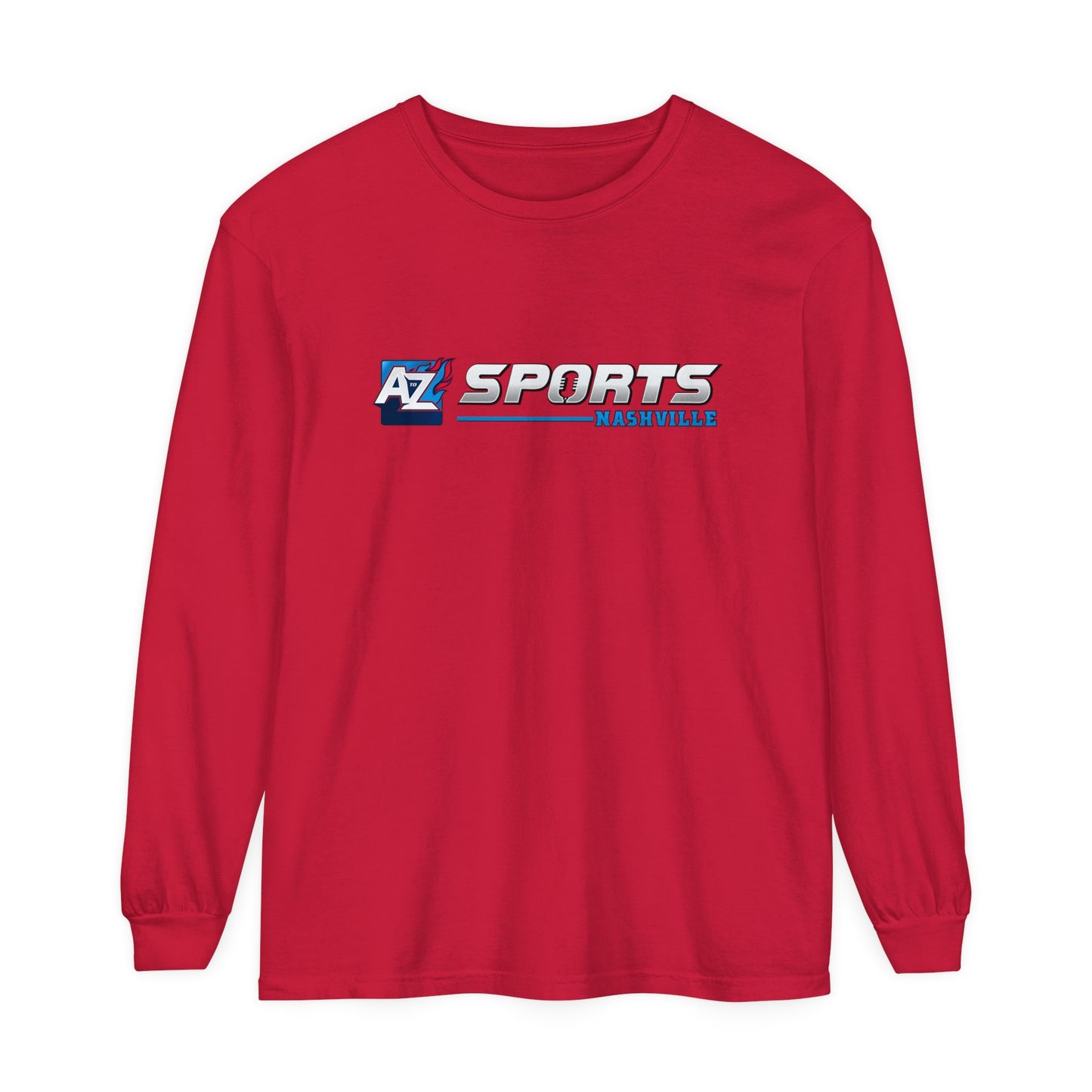 A to Z Sports Nashville Horizontal Logo Long Sleeve T-Shirt