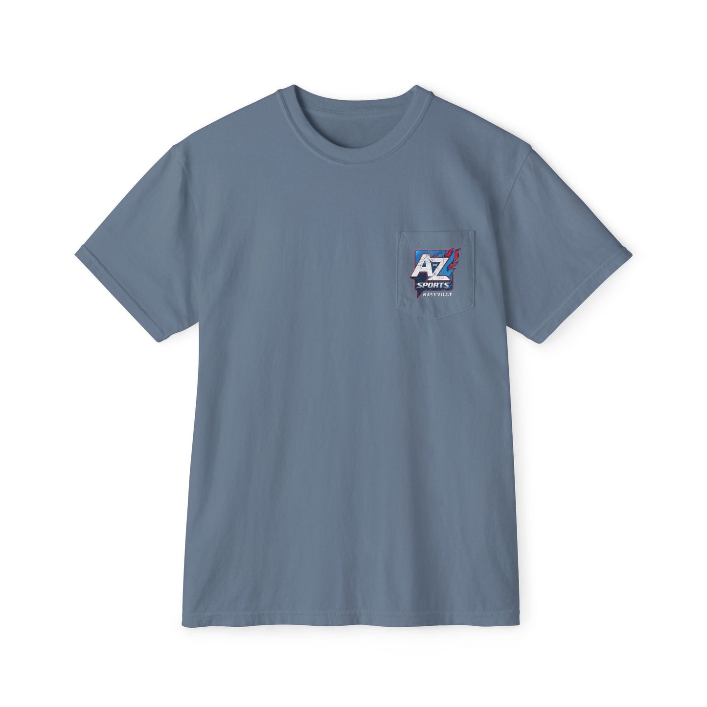 A to Z Sports Nashville Faded Pocket T-Shirt