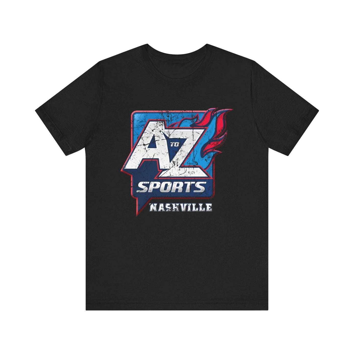 A to Z Sports Nashville Faded Short Sleeve Tee