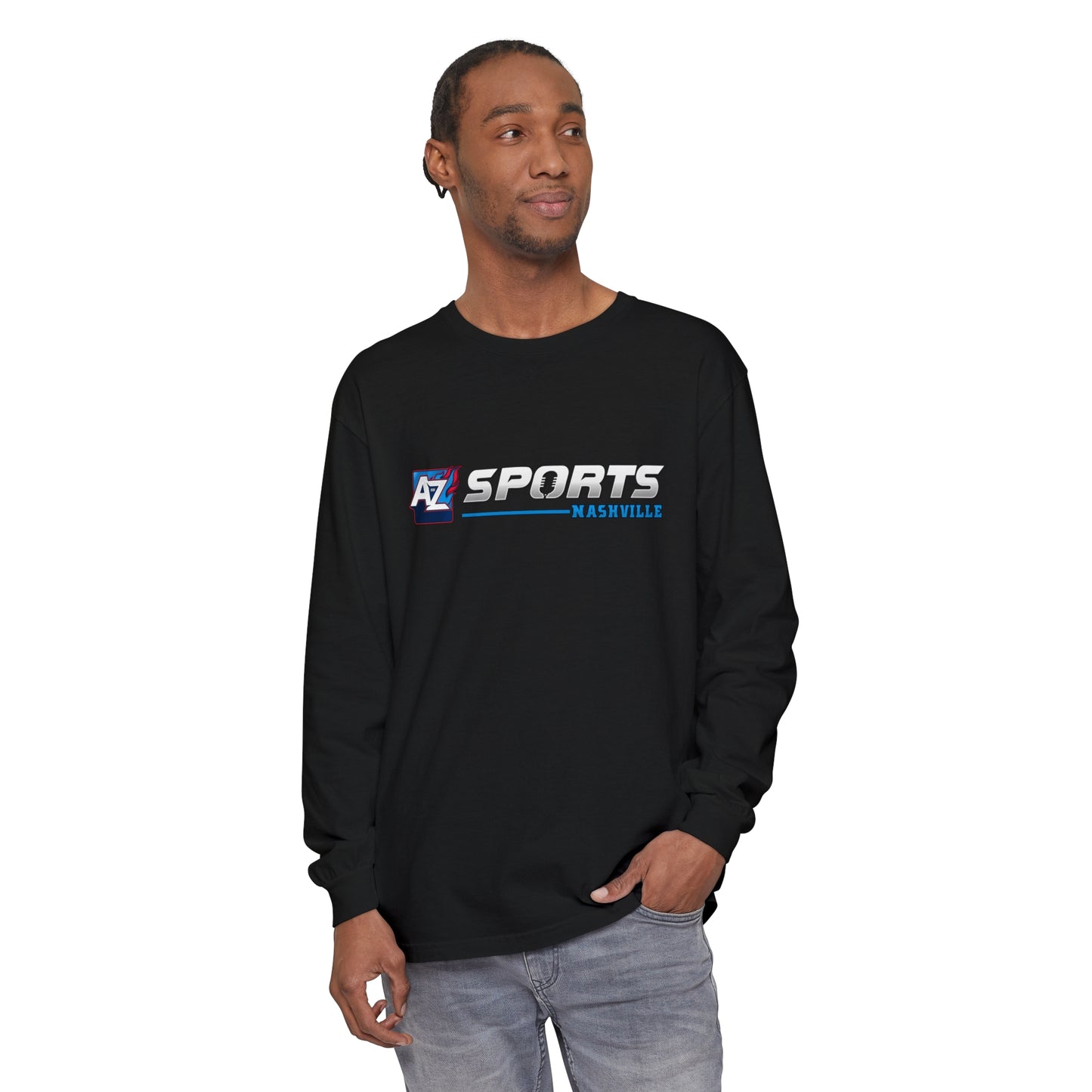 A to Z Sports Nashville Horizontal Logo Long Sleeve T-Shirt