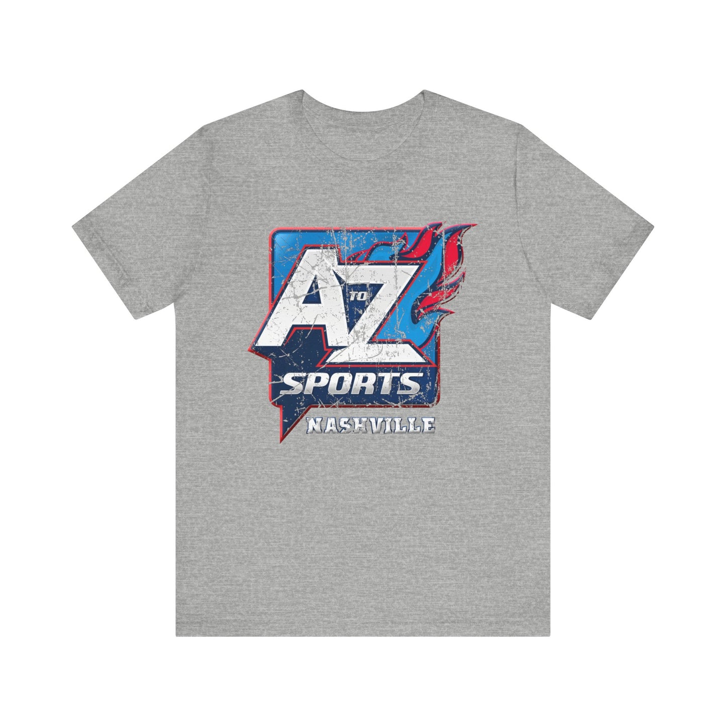 A to Z Sports Nashville Faded Short Sleeve Tee