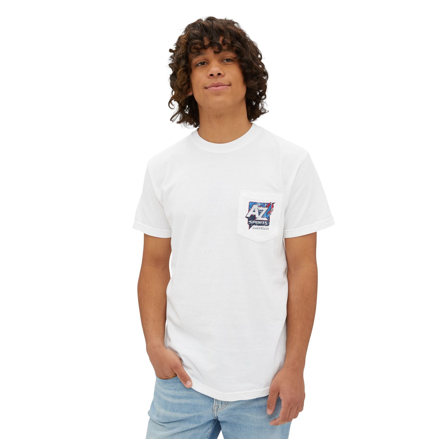A to Z Sports Nashville Faded Pocket T-Shirt