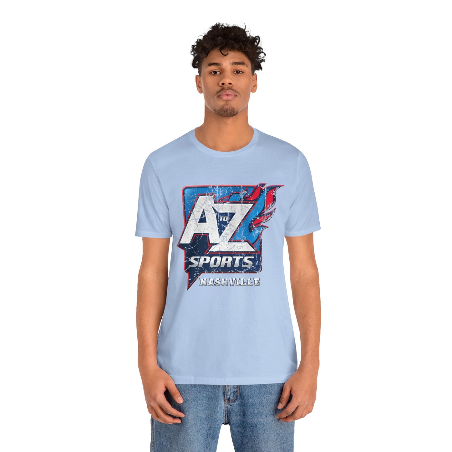 A to Z Sports Nashville Faded Short Sleeve Tee