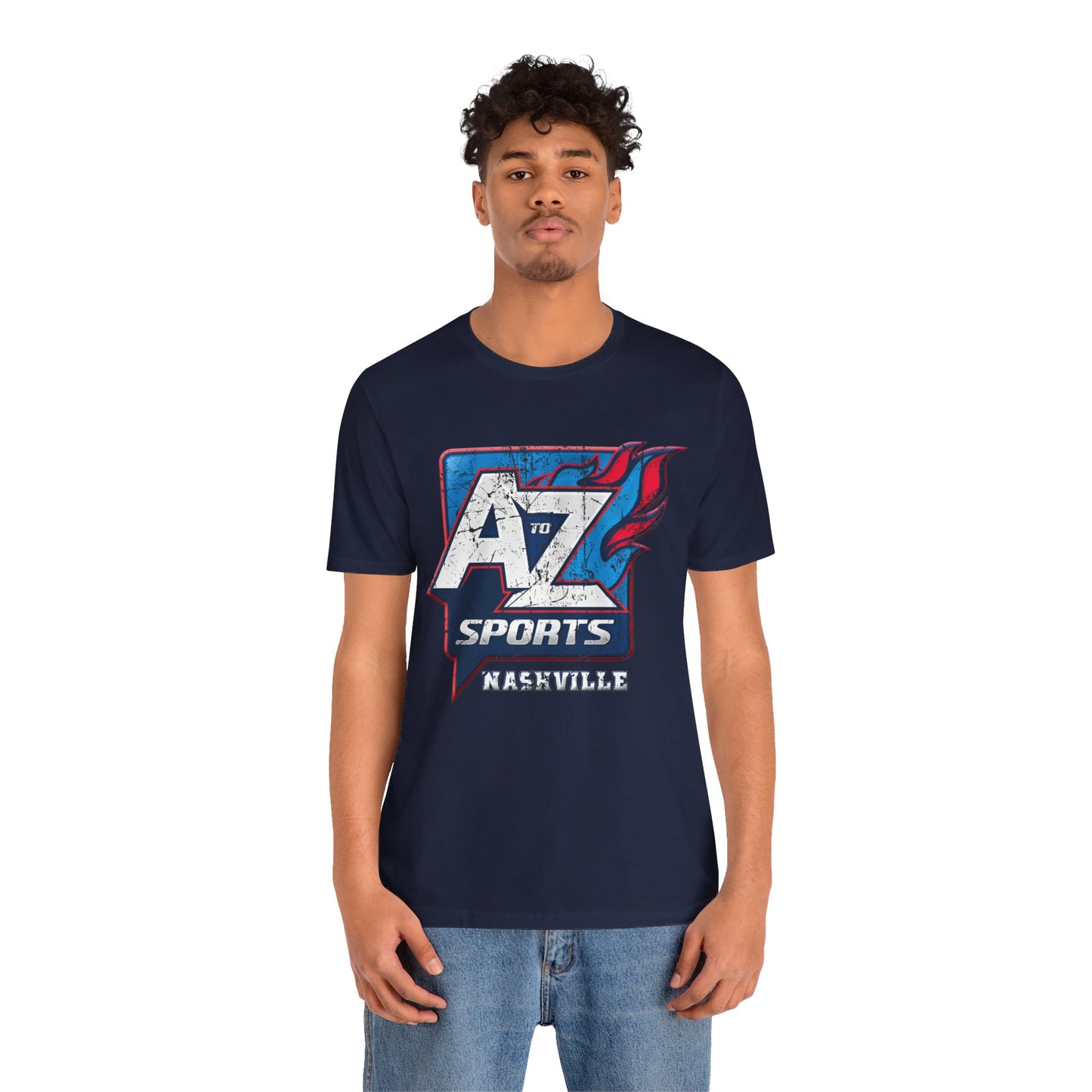 A to Z Sports Nashville Faded Short Sleeve Tee