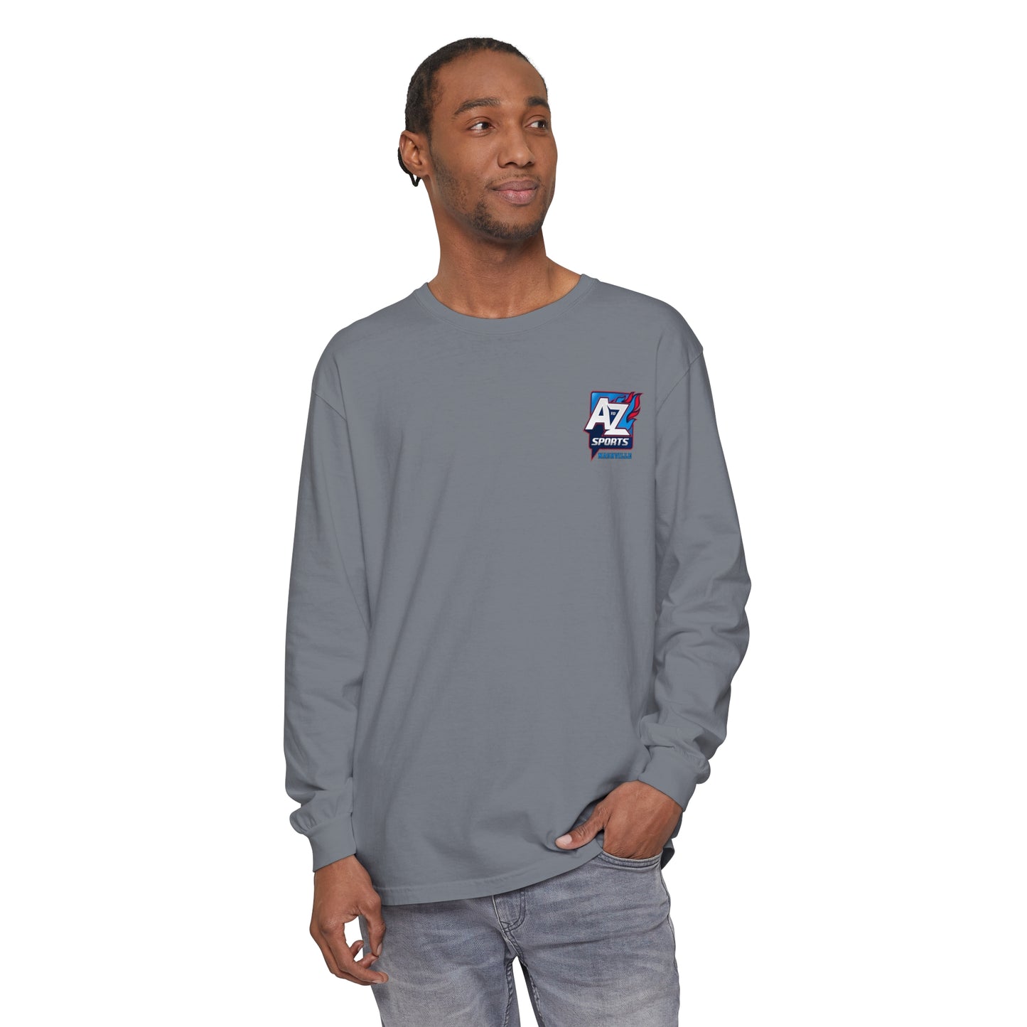 A to Z Sports Nashville Chest Logo Long Sleeve T-Shirt