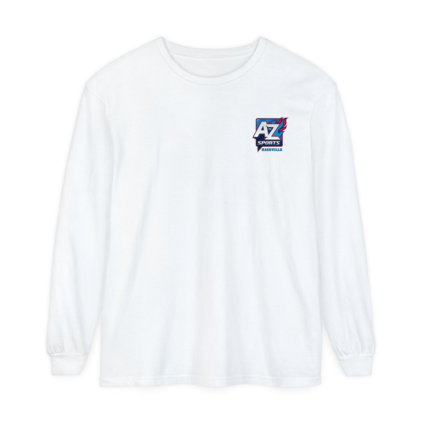 A to Z Sports Nashville Chest Logo Long Sleeve T-Shirt