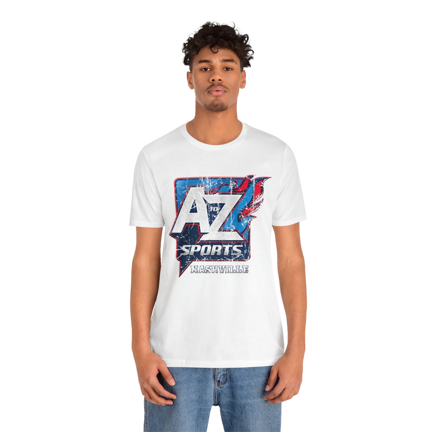 A to Z Sports Nashville Faded Short Sleeve Tee