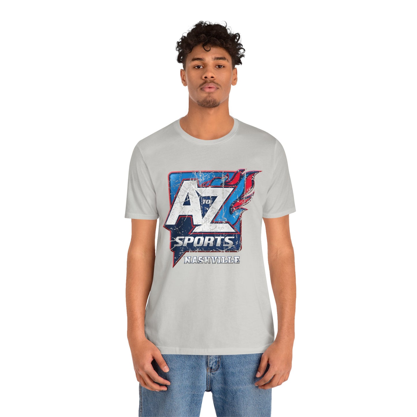A to Z Sports Nashville Faded Short Sleeve Tee