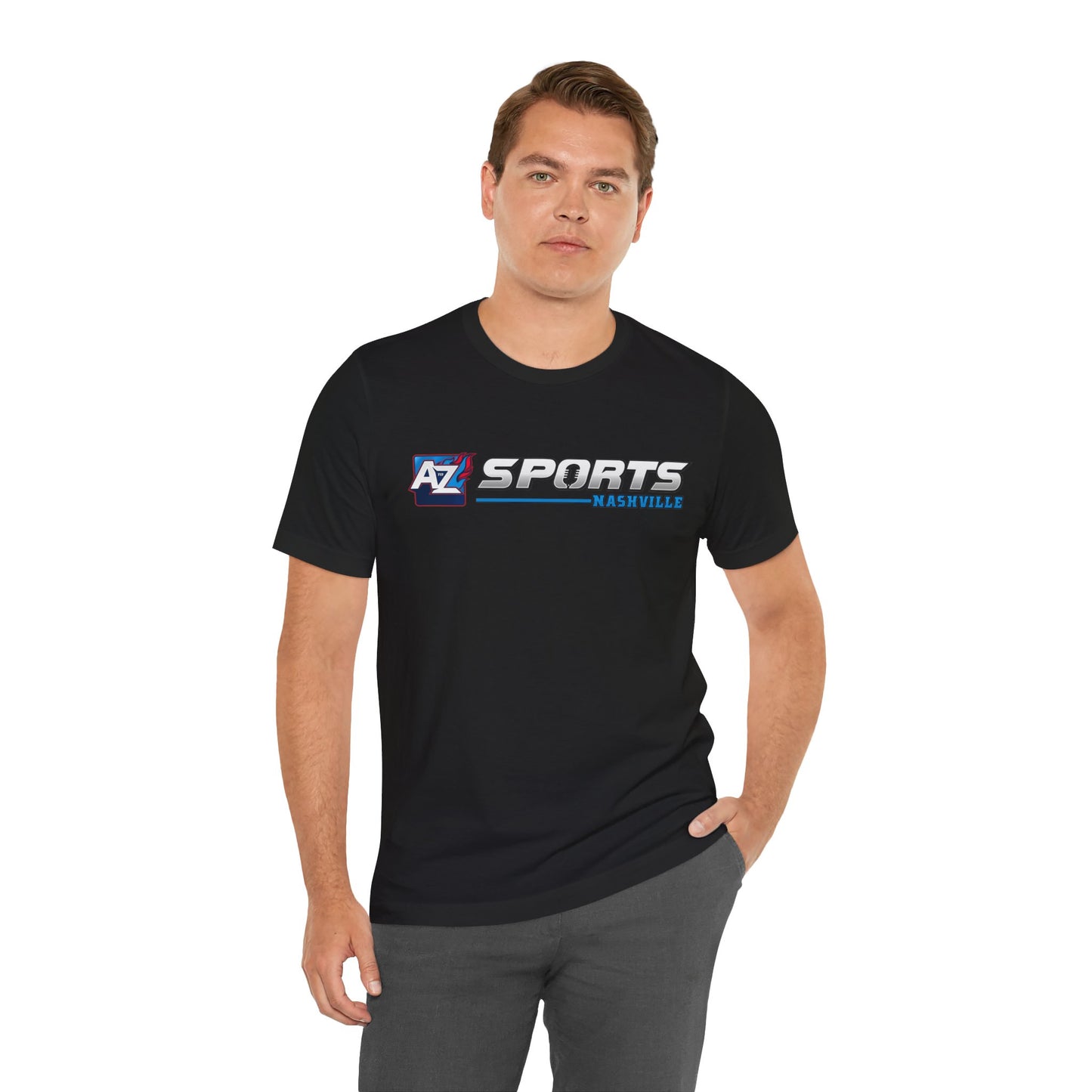 A to Z Sports Nashville Horizontal Short Sleeve Tee