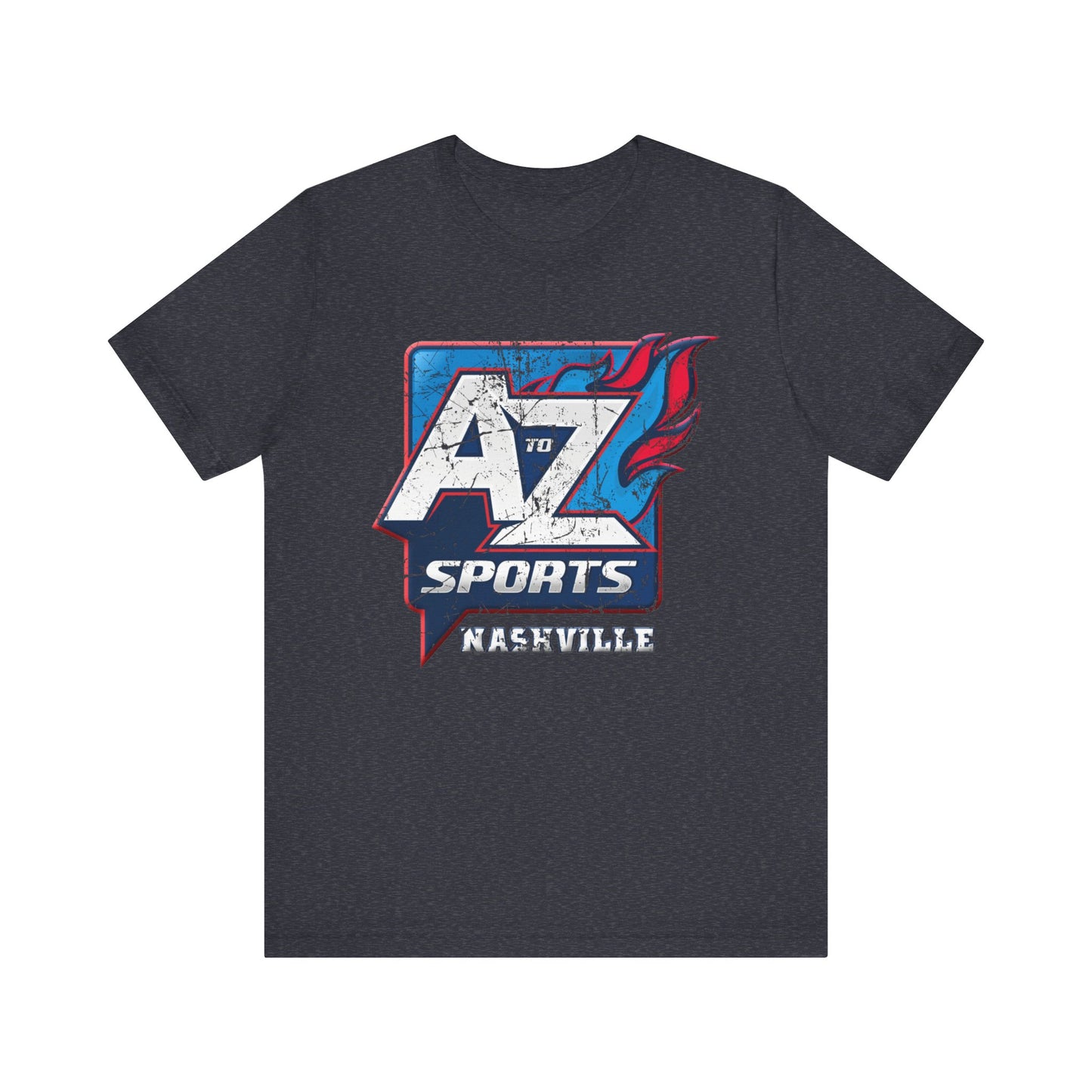 A to Z Sports Nashville Faded Short Sleeve Tee