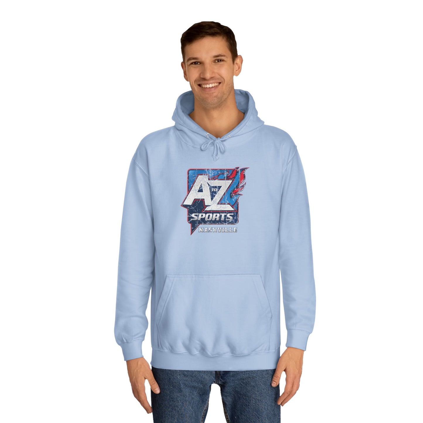 A to Z Sports Nashville Faded Hoodie