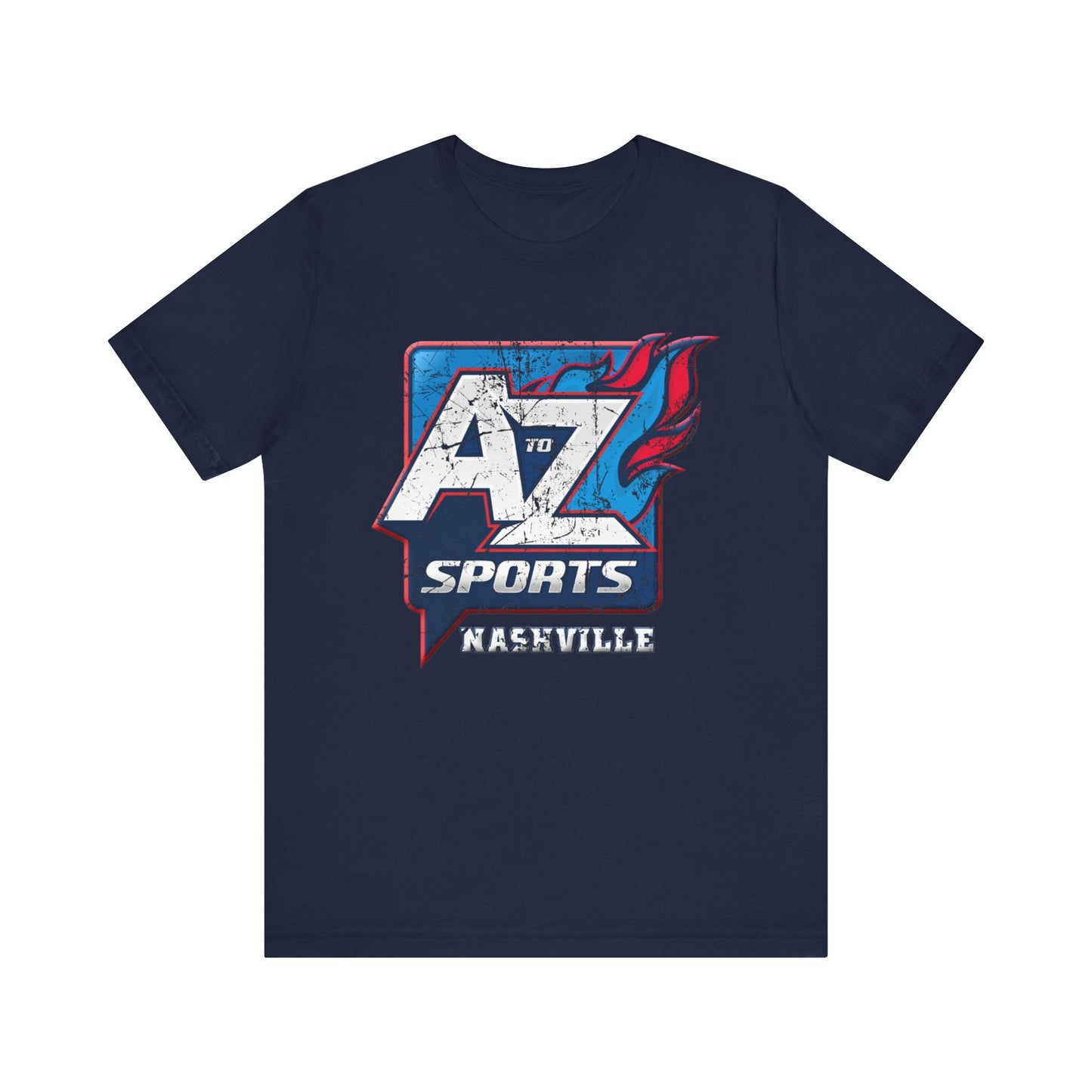 A to Z Sports Nashville Faded Short Sleeve Tee