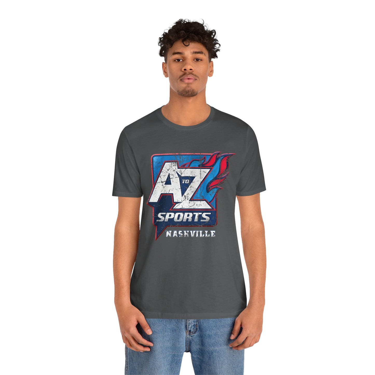 A to Z Sports Nashville Faded Short Sleeve Tee