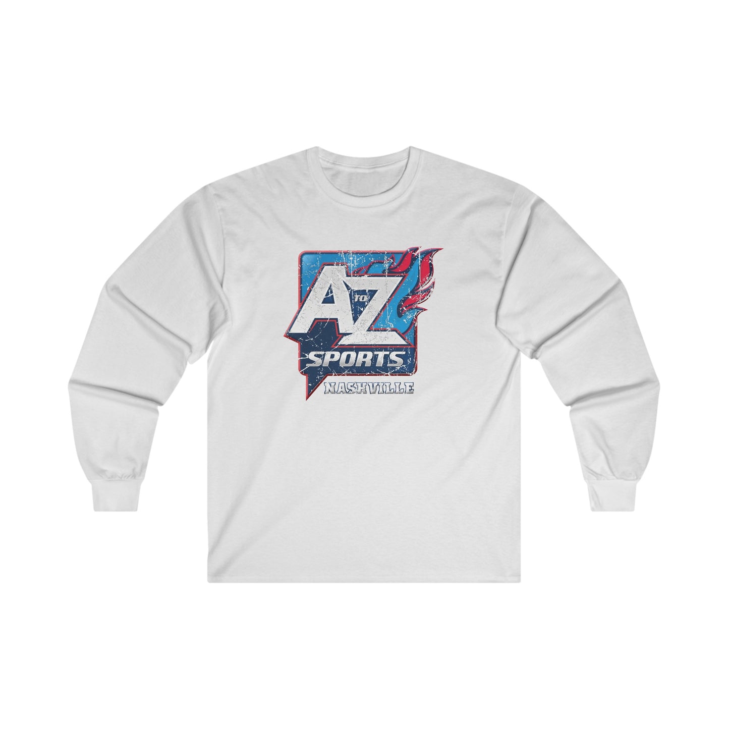 A to Z Sports Nashville Faded Long Sleeve Tee