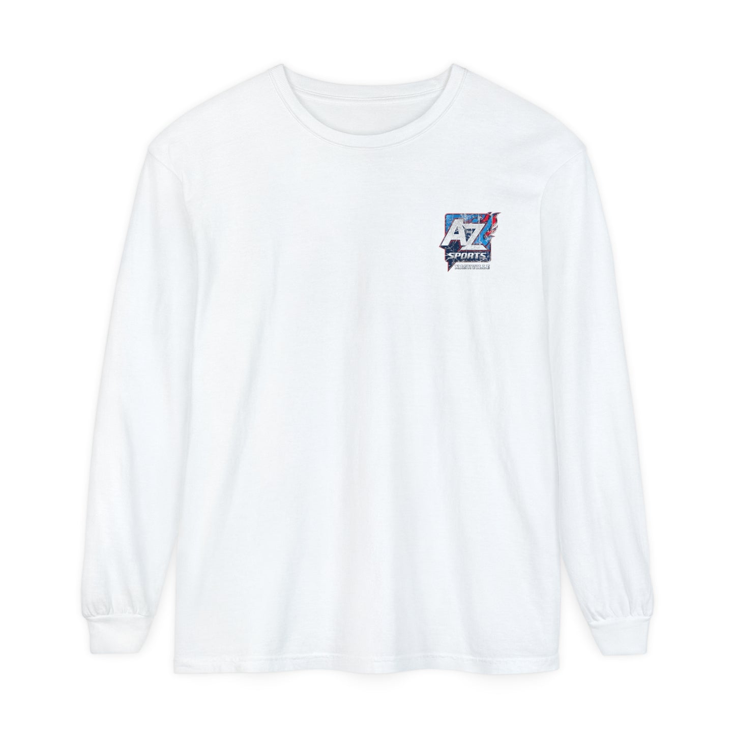 A to Z Sports Nashville Faded Square Chest Long Sleeve T-Shirt