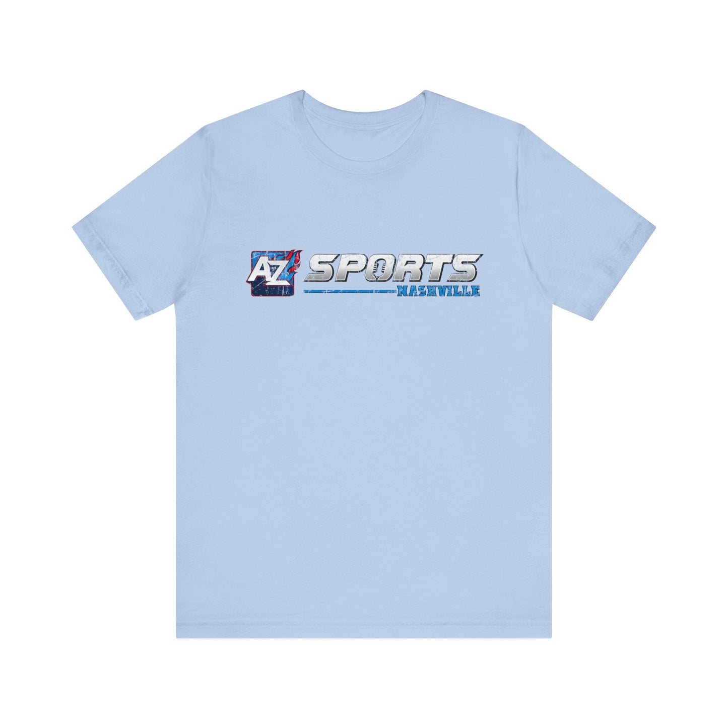 A to Z Sports Nashville Faded Horizontal Short Sleeve Tee