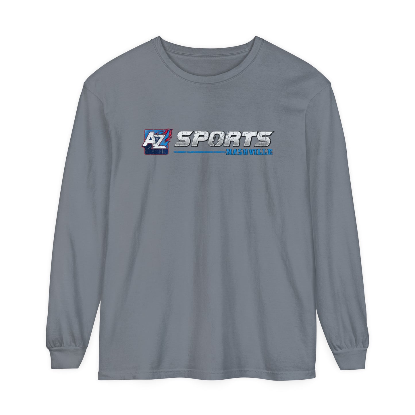 A to Z Sports Nashville Faded Horizontal Logo Long Sleeve T-Shirt