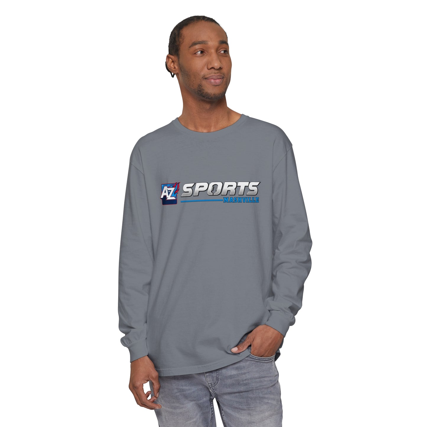 A to Z Sports Nashville Horizontal Logo Long Sleeve T-Shirt