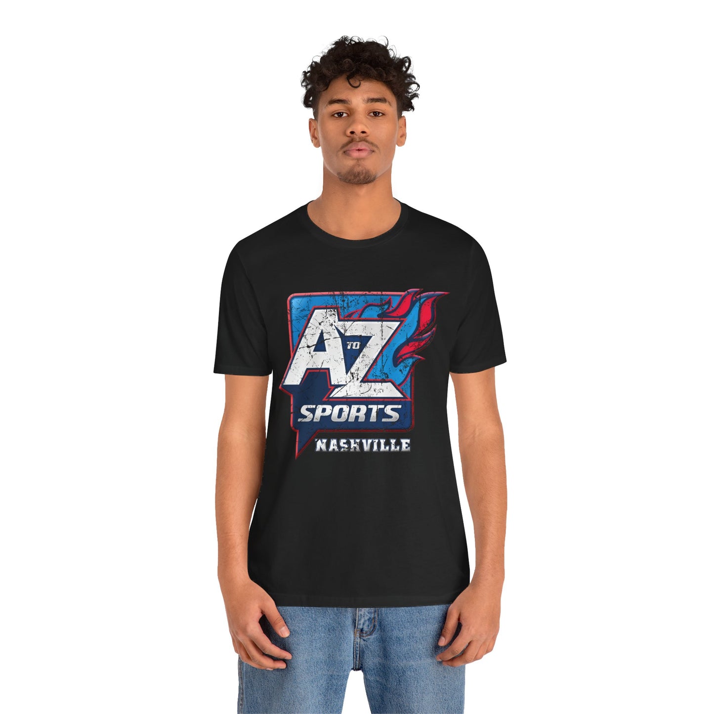 A to Z Sports Nashville Faded Short Sleeve Tee