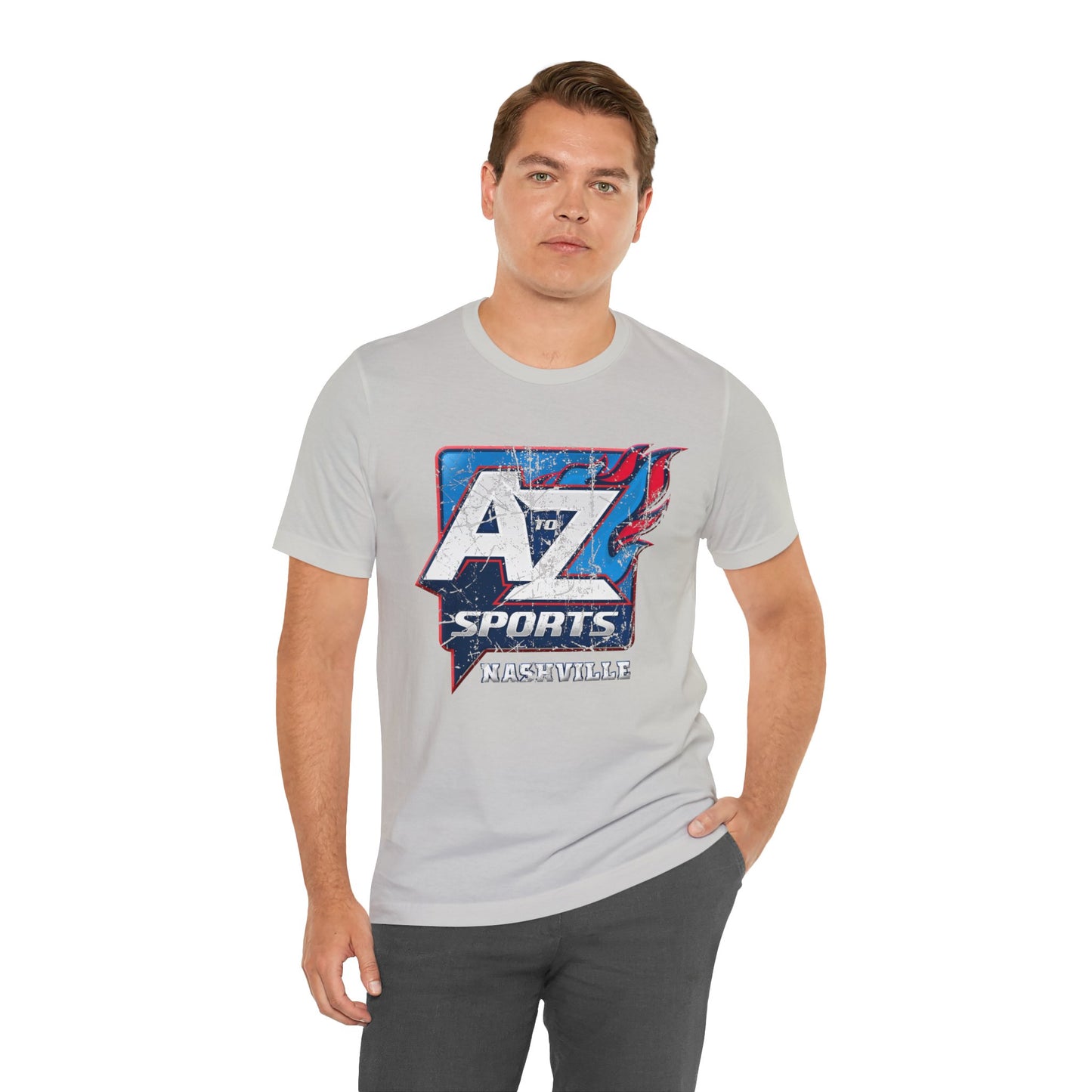A to Z Sports Nashville Faded Short Sleeve Tee