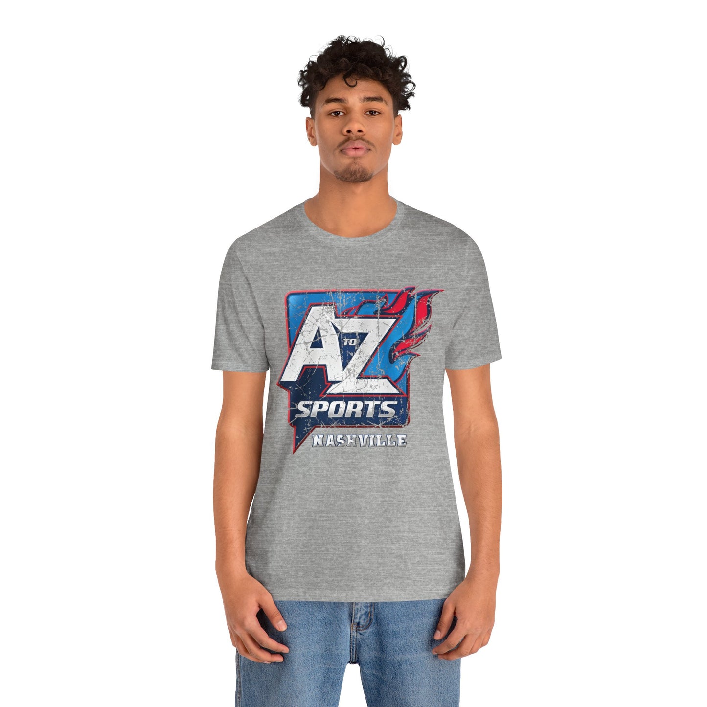 A to Z Sports Nashville Faded Short Sleeve Tee