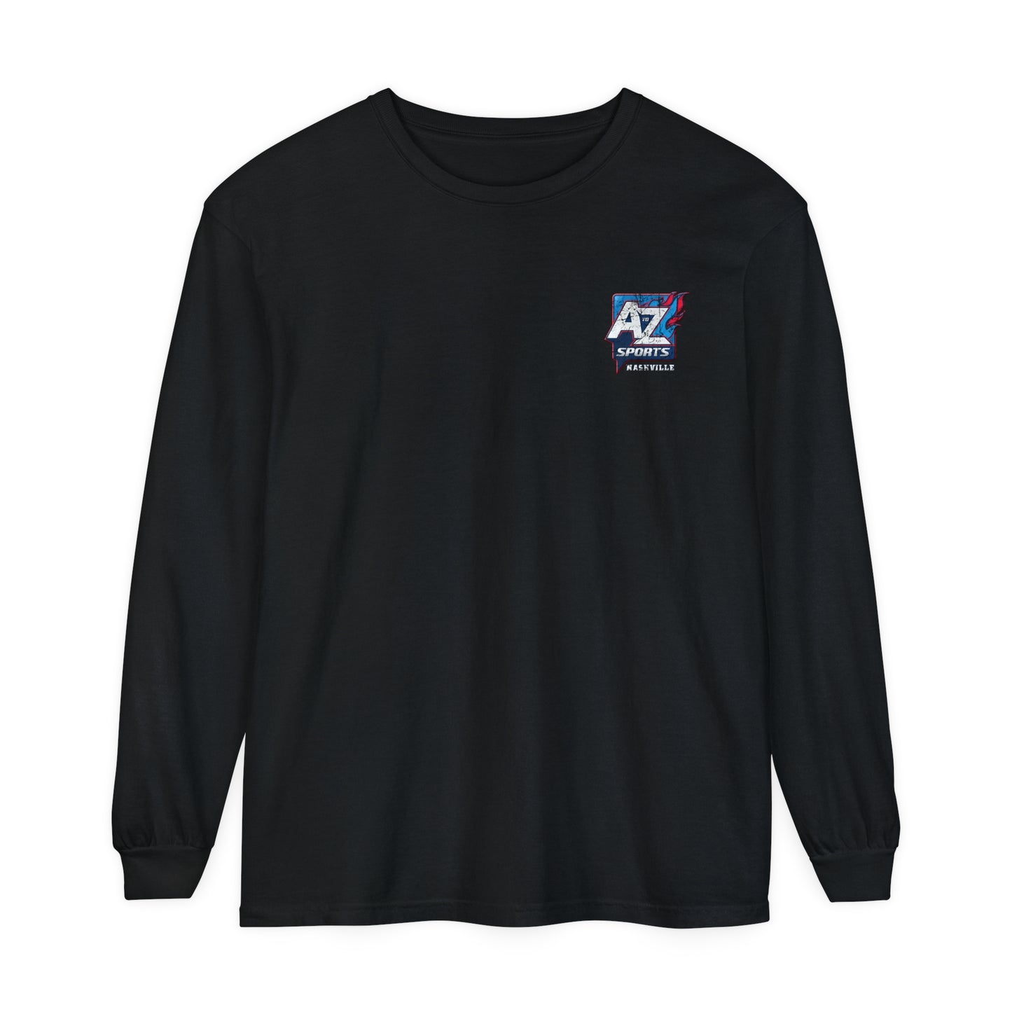 A to Z Sports Nashville Faded Square Chest Long Sleeve T-Shirt