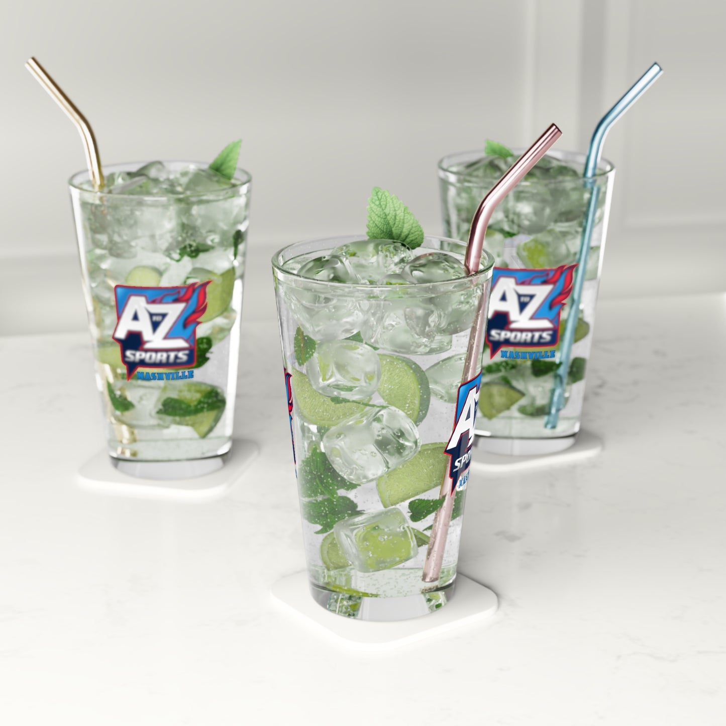 A to Z Sports Nashville 16oz Pint Glass