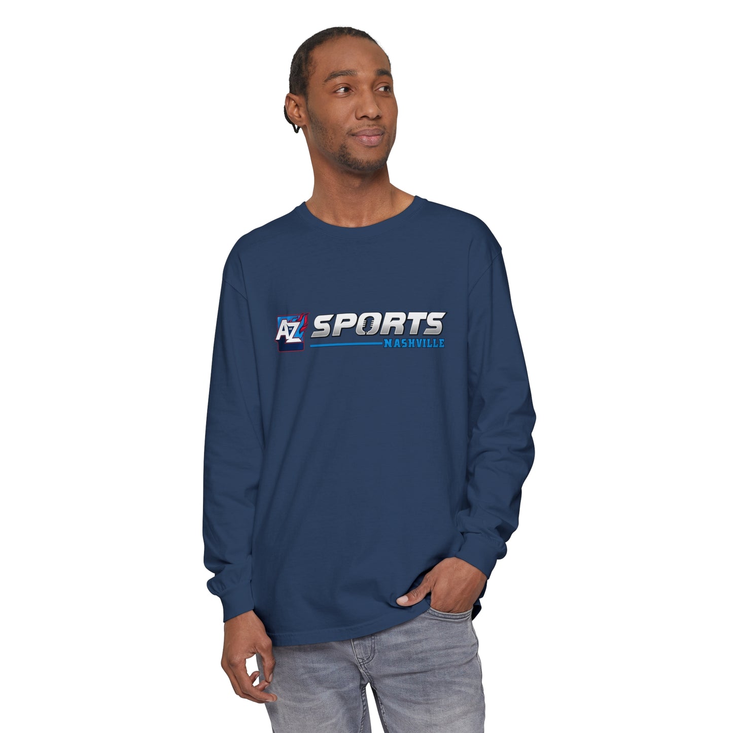 A to Z Sports Nashville Horizontal Logo Long Sleeve T-Shirt