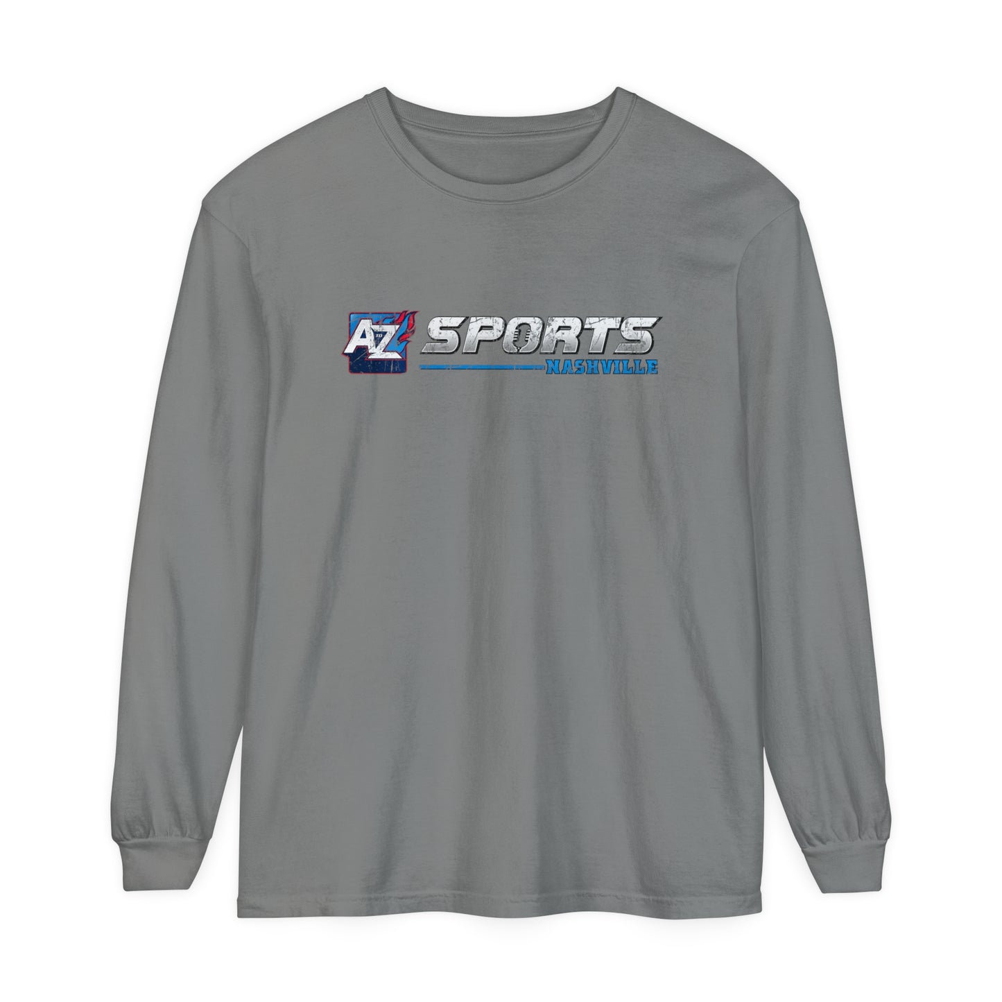 A to Z Sports Nashville Faded Horizontal Logo Long Sleeve T-Shirt