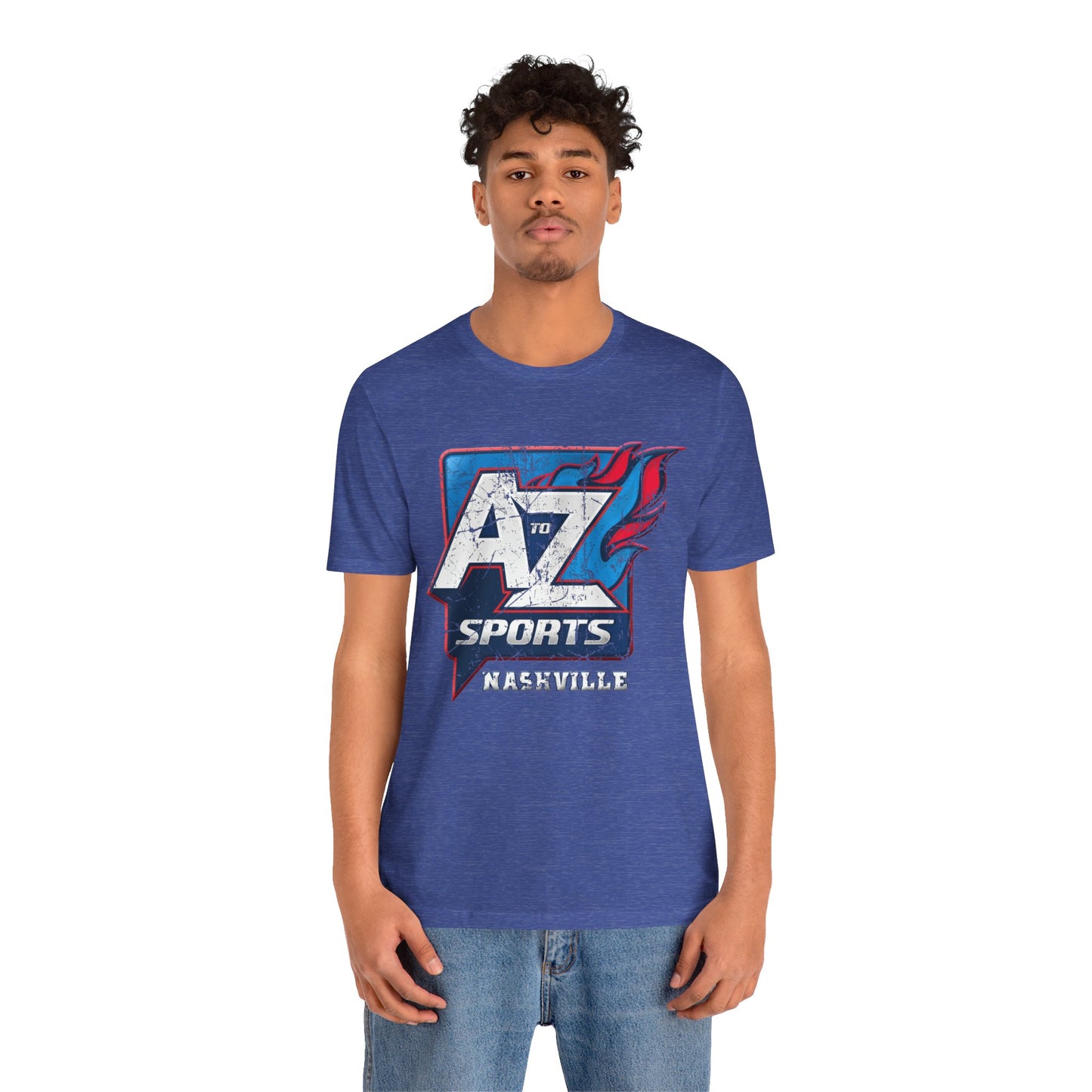 A to Z Sports Nashville Faded Short Sleeve Tee