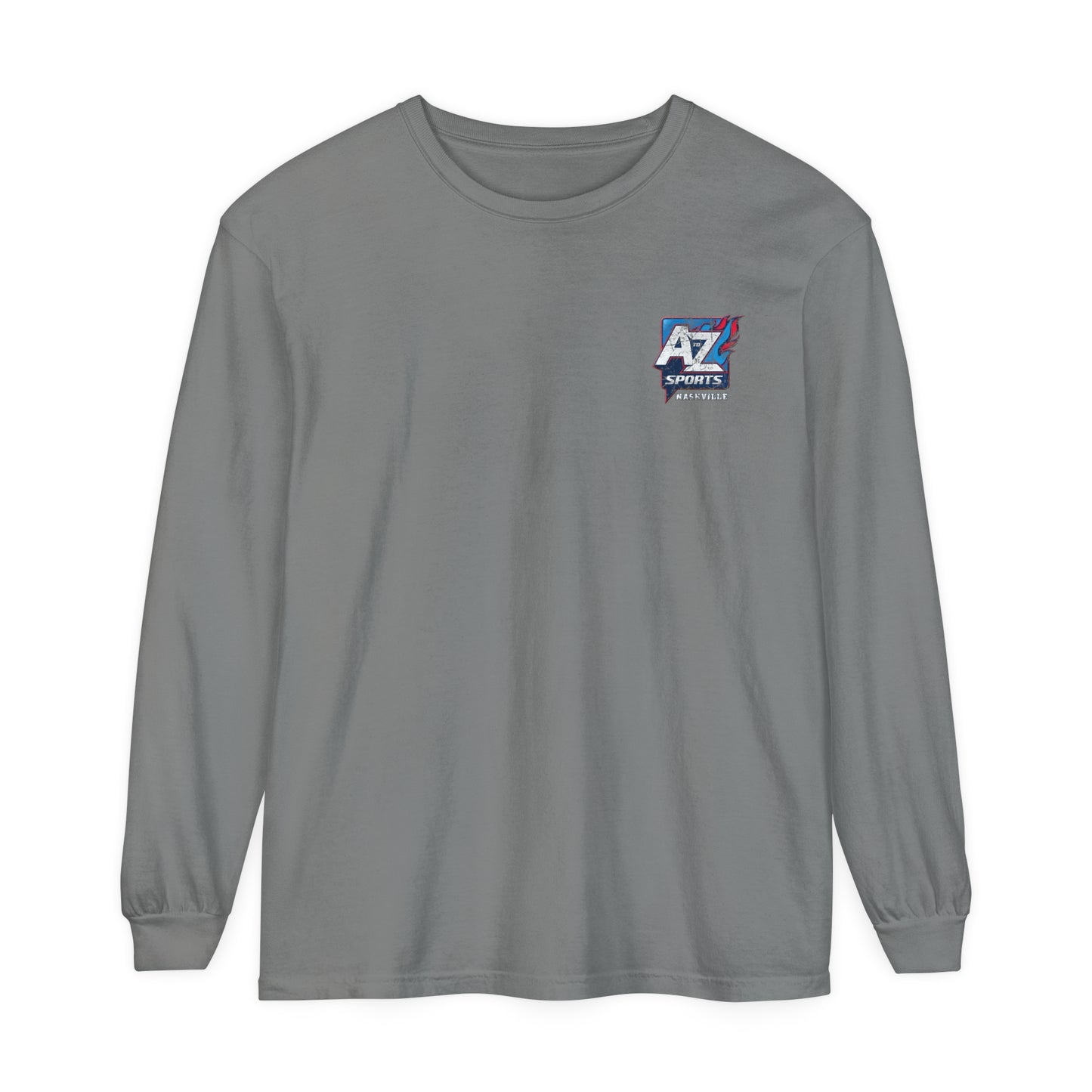 A to Z Sports Nashville Faded Square Chest Long Sleeve T-Shirt
