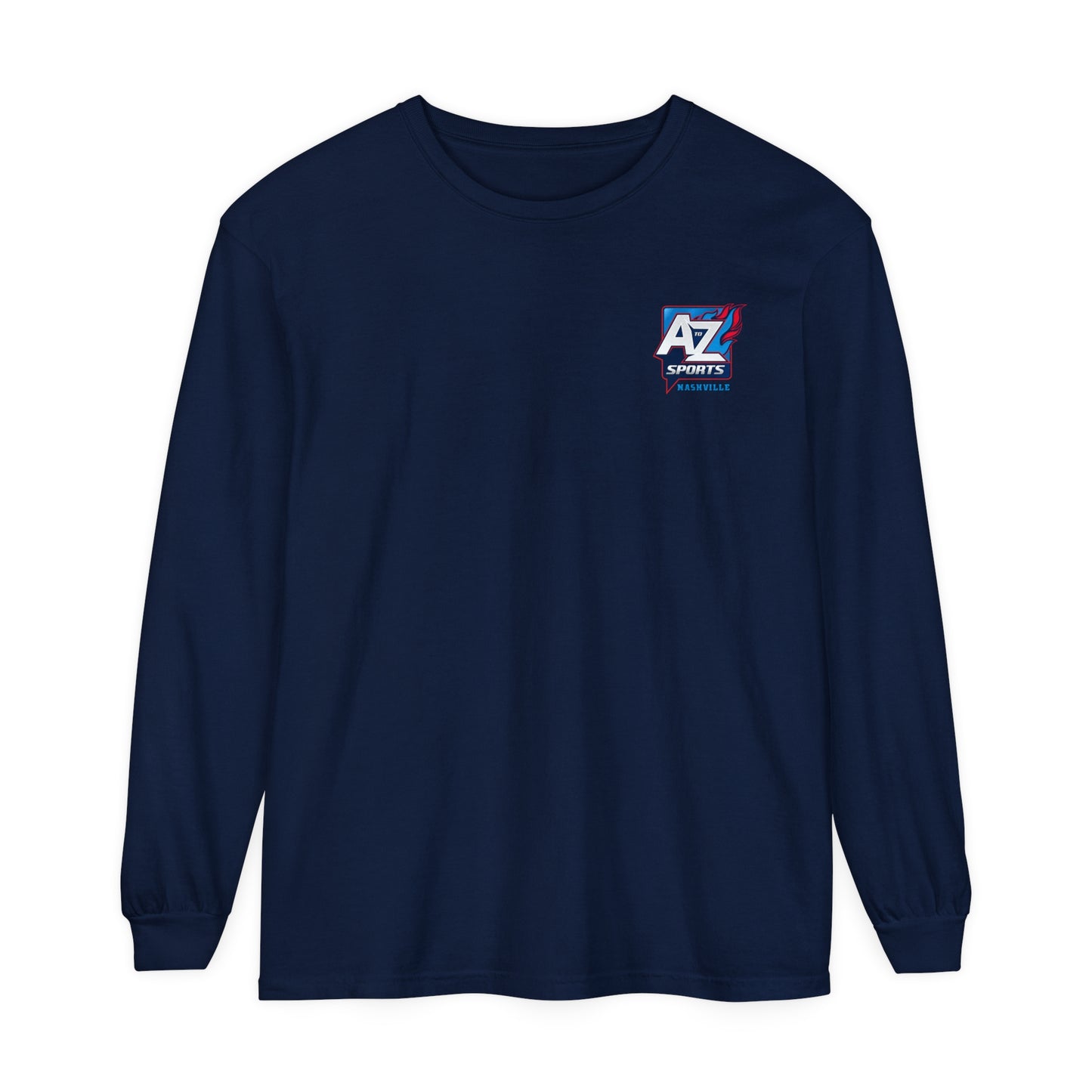 A to Z Sports Nashville Chest Logo Long Sleeve T-Shirt