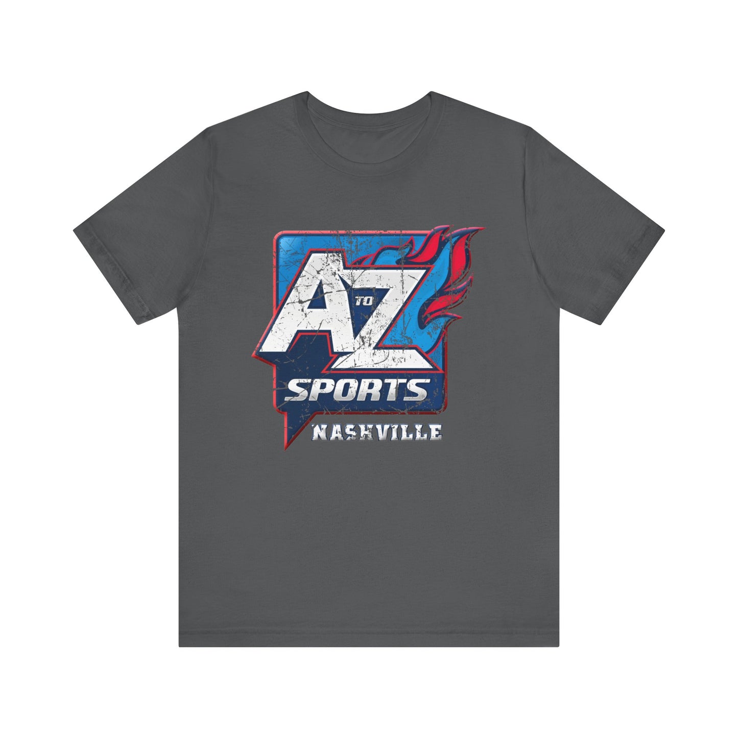A to Z Sports Nashville Faded Short Sleeve Tee