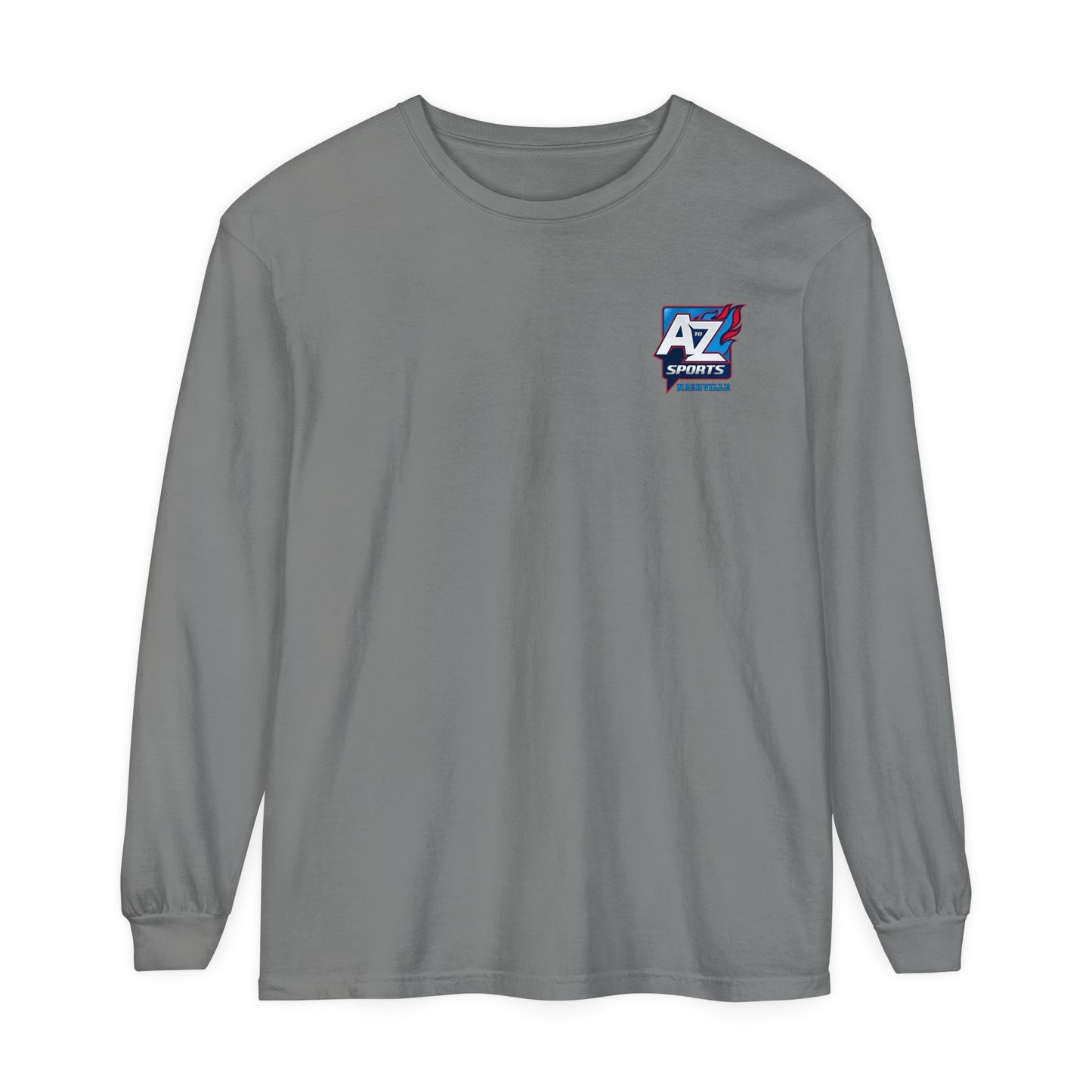 A to Z Sports Nashville Chest Logo Long Sleeve T-Shirt