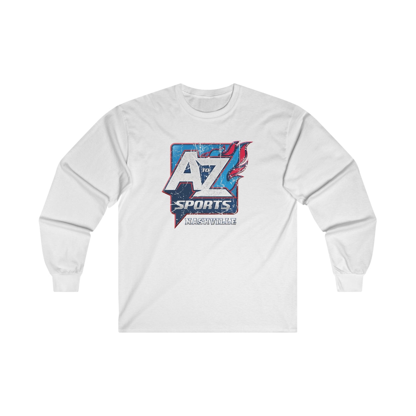 A to Z Sports Nashville Faded Long Sleeve Tee