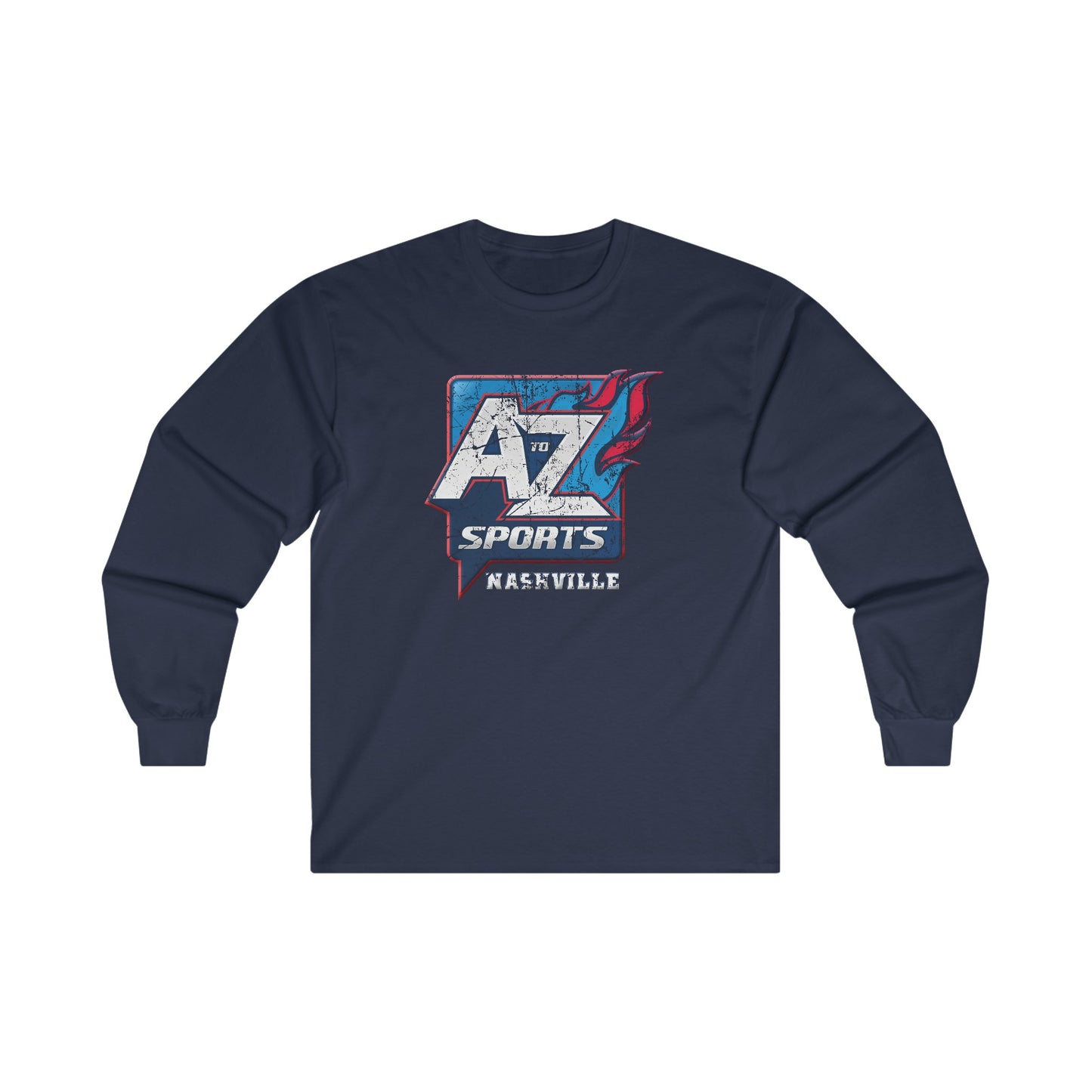 A to Z Sports Nashville Faded Long Sleeve Tee