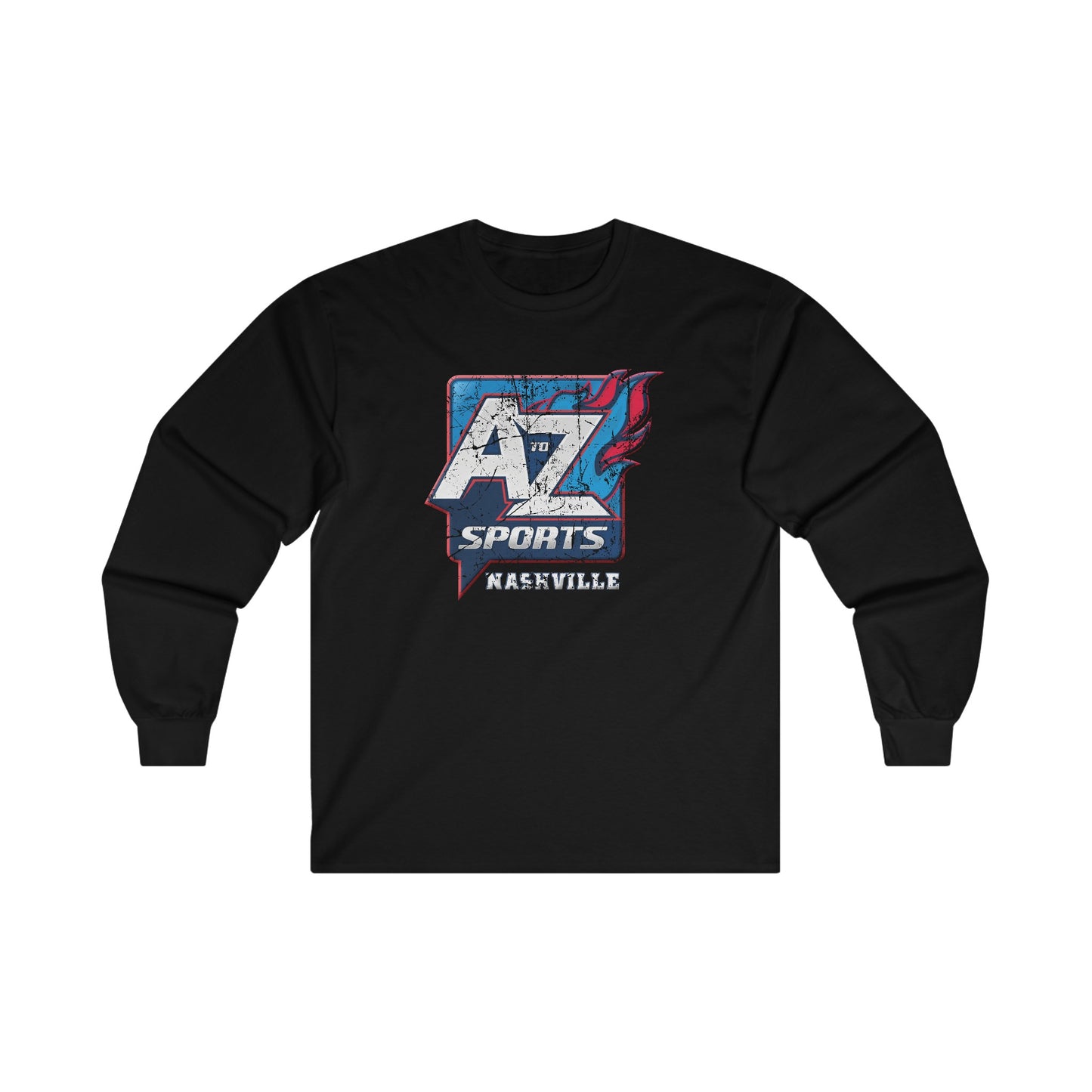 A to Z Sports Nashville Faded Long Sleeve Tee