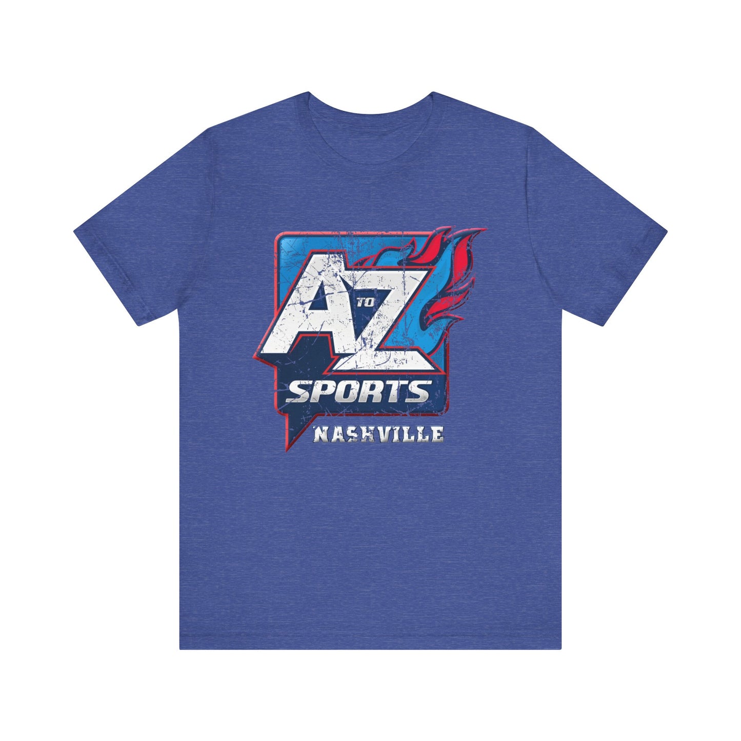 A to Z Sports Nashville Faded Short Sleeve Tee