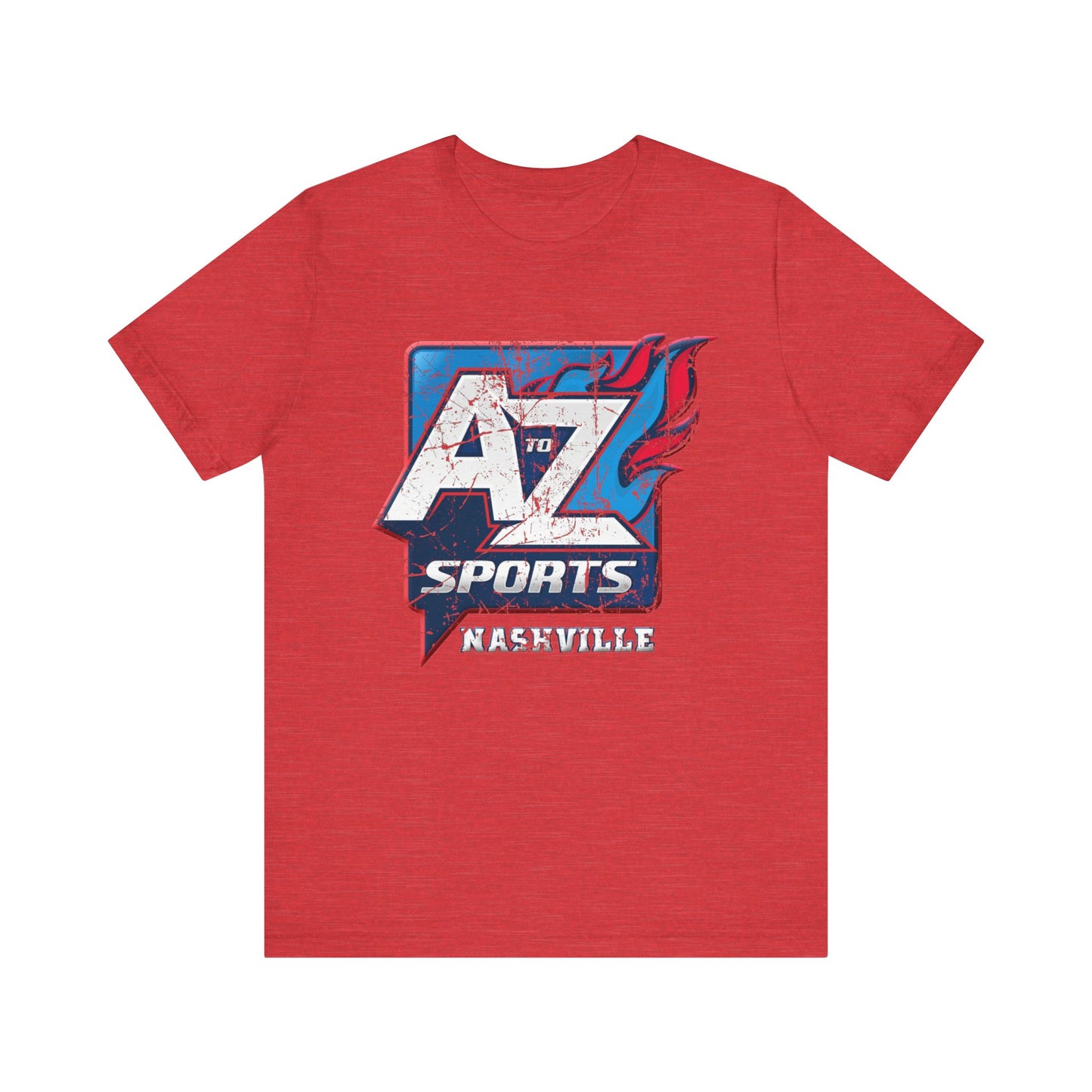 A to Z Sports Nashville Faded Short Sleeve Tee