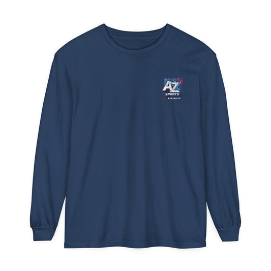 A to Z Sports Nashville Faded Square Chest Long Sleeve T-Shirt