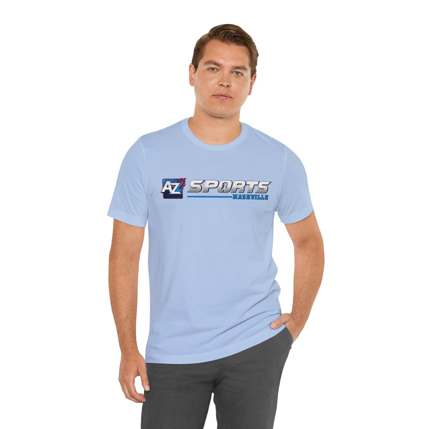 A to Z Sports Nashville Horizontal Short Sleeve Tee
