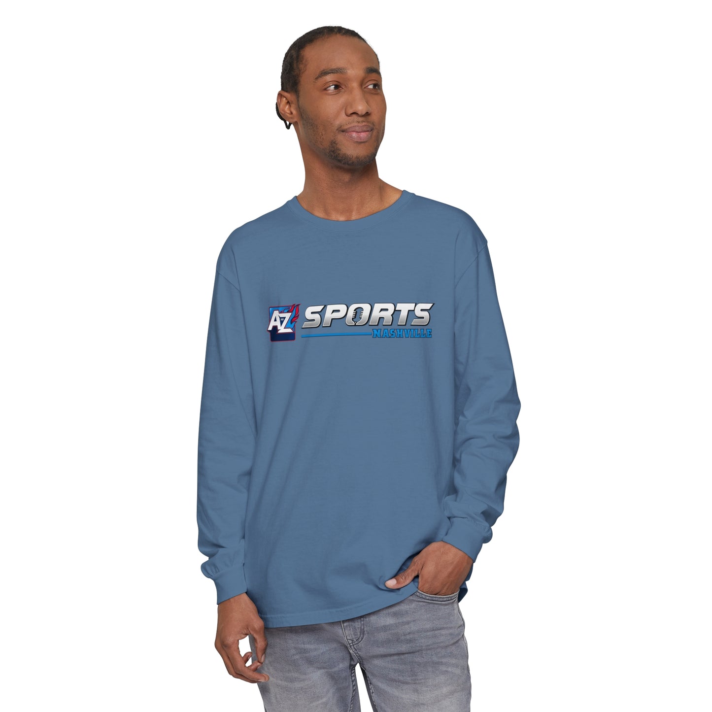 A to Z Sports Nashville Horizontal Logo Long Sleeve T-Shirt