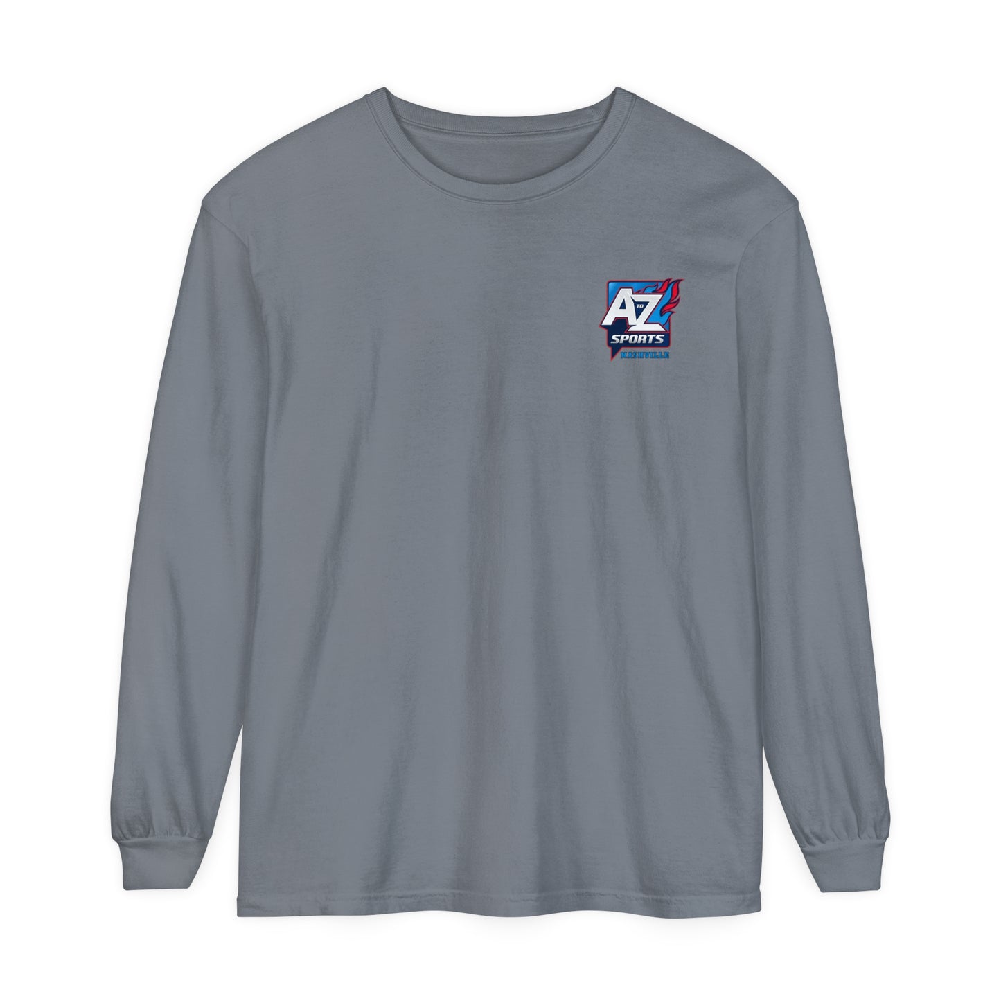 A to Z Sports Nashville Chest Logo Long Sleeve T-Shirt