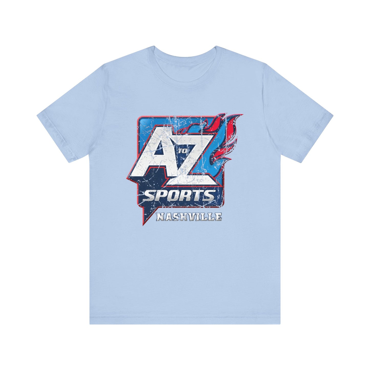 A to Z Sports Nashville Faded Short Sleeve Tee